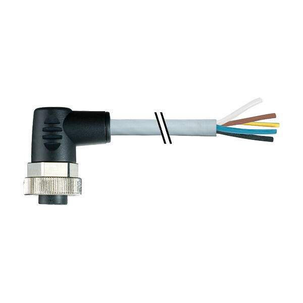 Murrelektronik M8 male 0 Degree / M8 female 0 Degree, PUR 3x0.25 bk UL/CSA+robot+drag chain 5m 7000-78051-9610100 - main